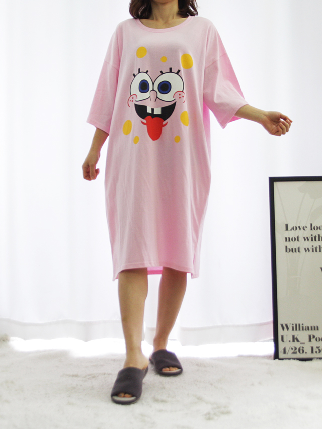 <b><p>pajamas one piece Homeware smile Fa</p></b><b><p>パジャマ ワンピース ホームウェア スマイル 純綿</p></b><br /><br /><p align='center'>