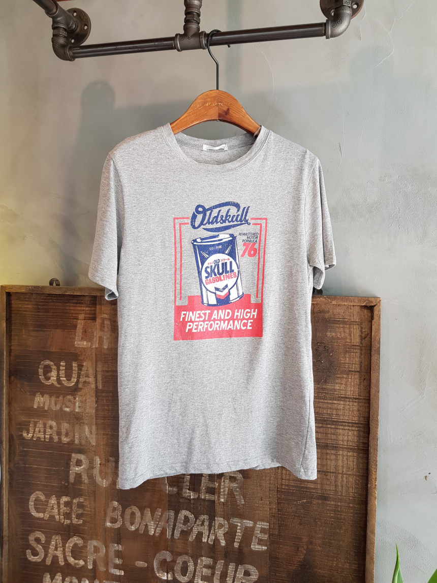 <b><p>Skull Lettering round Short sleeves T-shi</p></b><b><p>スカル レタリング ラウンド 半袖 Tシャツ ユニークルックコーディネート 20デルク</p></b><br /><br /><p align='center'>