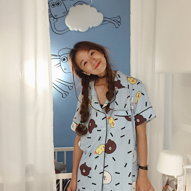 <b><p>cutie Character pajamas set pty Frndship</p></b><b><p>耳詠 キャラクター パジャマ セット パーティー 友情 秋 長袖</p></b><br /><br /><p align='center'>