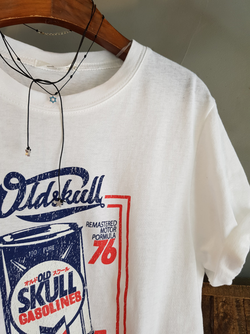 <b><p>Skull Lettering round Short sleeves T-shi</p></b><b><p>スカル レタリング ラウンド 半袖 Tシャツ ユニークルックコーディネート 20デルク</p></b><br /><br /><p align='center'>