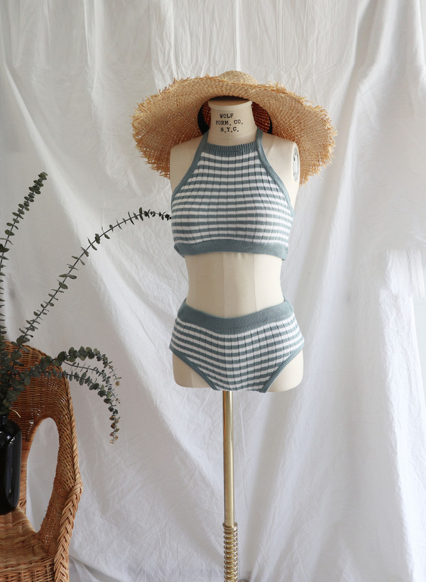 <b><p>stripe Holter neat bikini 1243 swimsuit female</p></b><b><p>ストライプ ホルター ニット ビキニ 1243年 水着 女性 セクシー スタイル</p></b><br /><br /><p align='center'>