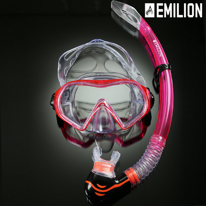 에밀리온 스노쿨링 장비 세트 마스크 성인용