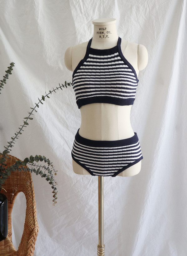 <b><p>stripe Holter neat bikini 1243 swimsuit female</p></b><b><p>ストライプ ホルター ニット ビキニ 1243年 水着 女性 セクシー スタイル</p></b><br /><br /><p align='center'>