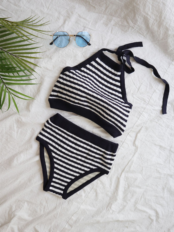 <b><p>stripe Holter neat bikini 1243 swimsuit female</p></b><b><p>ストライプ ホルター ニット ビキニ 1243年 水着 女性 セクシー スタイル</p></b><br /><br /><p align='center'>