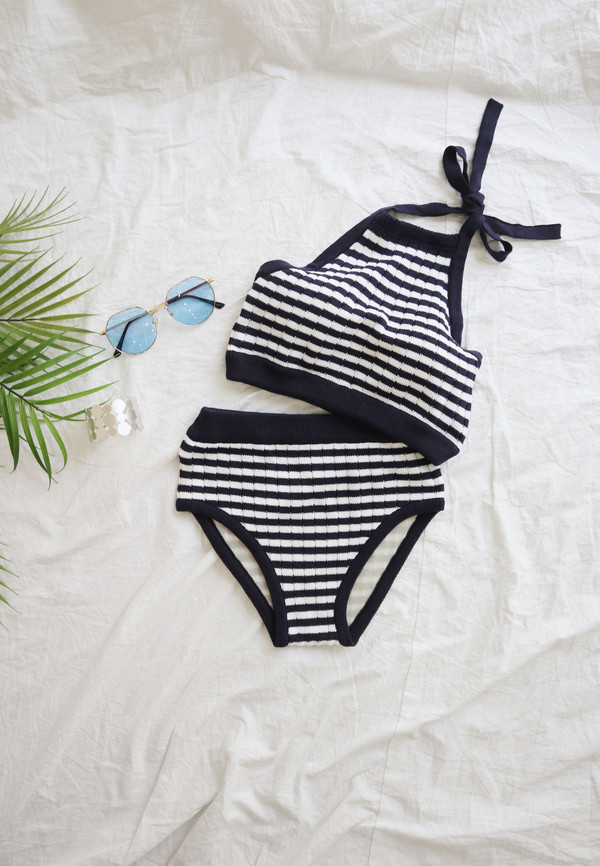 <b><p>stripe Holter neat bikini 1243 swimsuit female</p></b><b><p>ストライプ ホルター ニット ビキニ 1243年 水着 女性 セクシー スタイル</p></b><br /><br /><p align='center'>