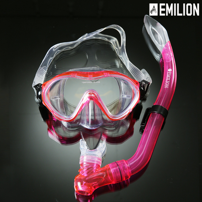 에밀리온 스노쿨링 장비 세트 마스크 성인용