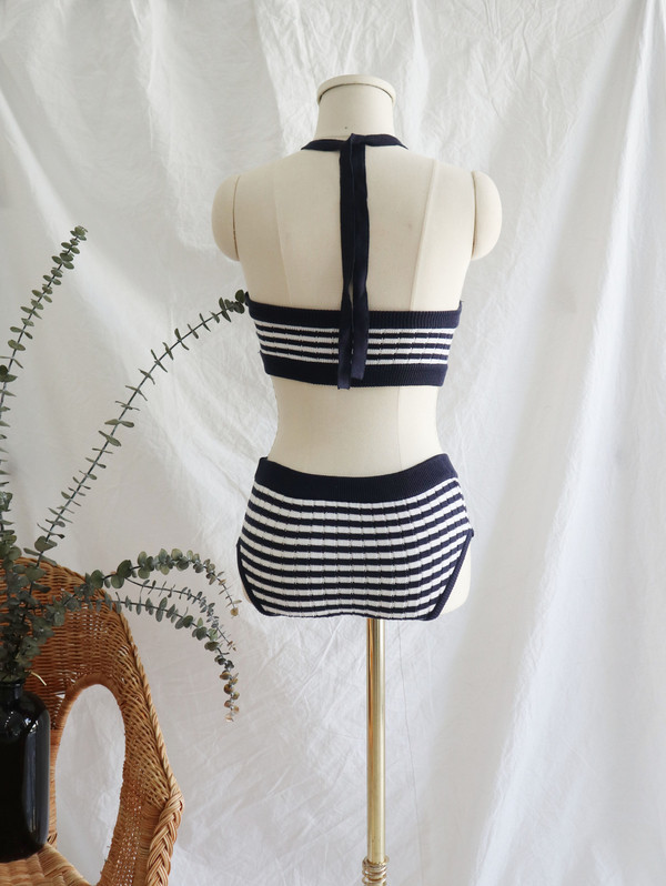 <b><p>stripe Holter neat bikini 1243 swimsuit female</p></b><b><p>ストライプ ホルター ニット ビキニ 1243年 水着 女性 セクシー スタイル</p></b><br /><br /><p align='center'>