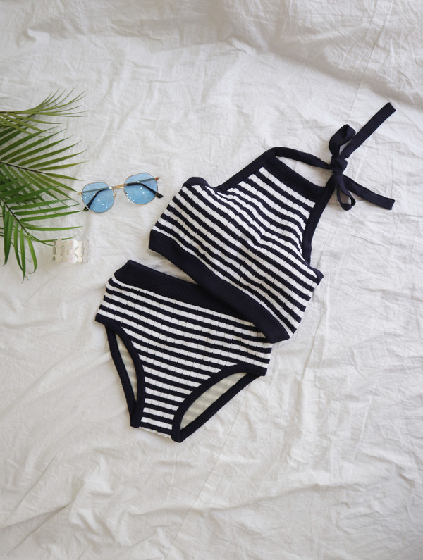 <b><p>stripe Holter neat bikini 1243 swimsuit female</p></b><b><p>ストライプ ホルター ニット ビキニ 1243年 水着 女性 セクシー スタイル</p></b><br /><br /><p align='center'>