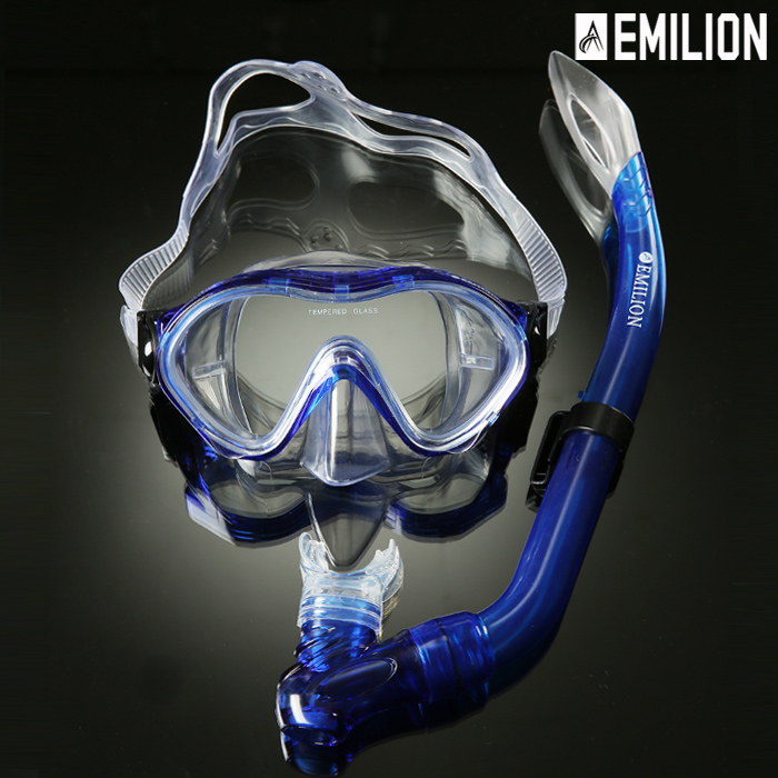 에밀리온 스노쿨링 장비 세트 마스크 성인용