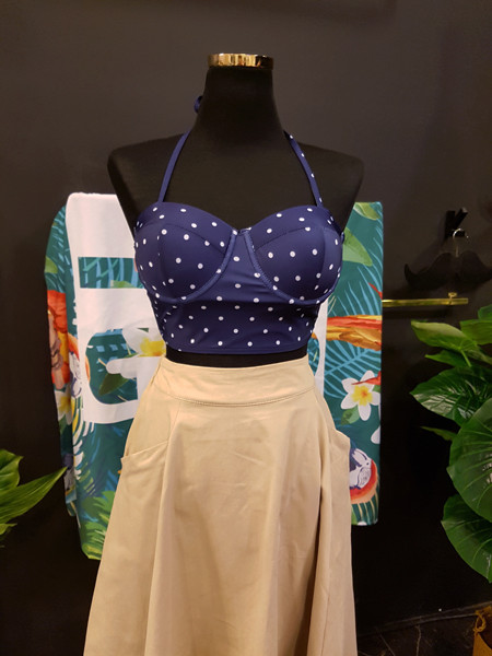 <b><p>Mourning Body cover Mare dot volume Wopom</p></b><b><p>無排 体型カバー マリン ドット ボリューム ワンポン ホルター ハイウエスト ビキニ</p></b><br /><br /><p align='center'>