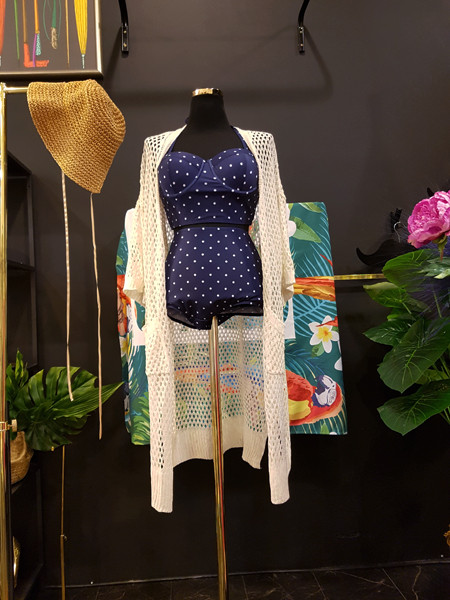 <b><p>Mourning Body cover Mare dot volume Wopom</p></b><b><p>無排 体型カバー マリン ドット ボリューム ワンポン ホルター ハイウエスト ビキニ</p></b><br /><br /><p align='center'>