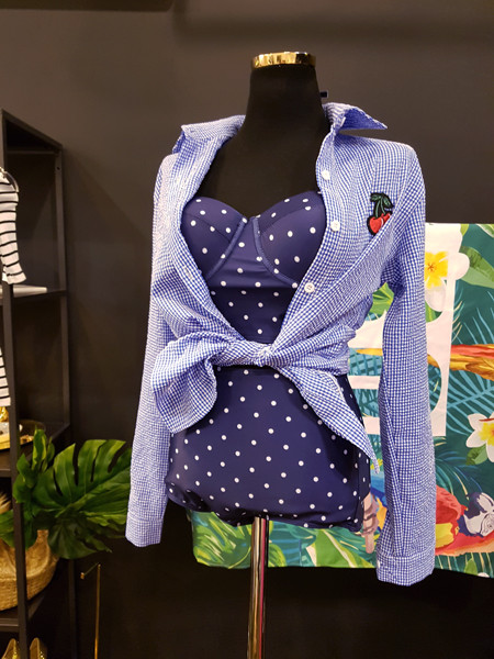 <b><p>Mourning Body cover Mare dot volume Wopom</p></b><b><p>無排 体型カバー マリン ドット ボリューム ワンポン ホルター ハイウエスト ビキニ</p></b><br /><br /><p align='center'>