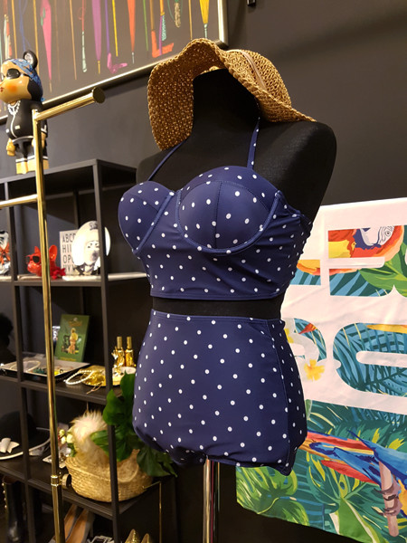 <b><p>Mourning Body cover Mare dot volume Wopom</p></b><b><p>無排 体型カバー マリン ドット ボリューム ワンポン ホルター ハイウエスト ビキニ</p></b><br /><br /><p align='center'>