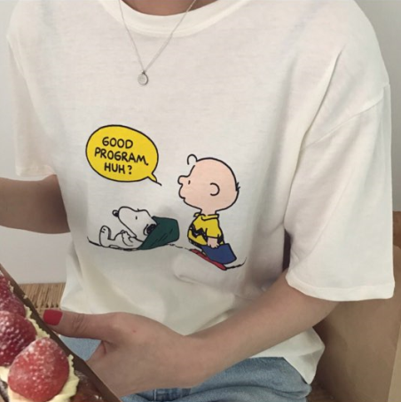 <b><p>Snoopy Short sleeves T-shi Routte fema Characr</p></b><b><p>スヌーピー 半袖 Tシャツ ルーズフィット 女性 キャラクター ユネク 夏</p></b><br /><br /><p align='center'>