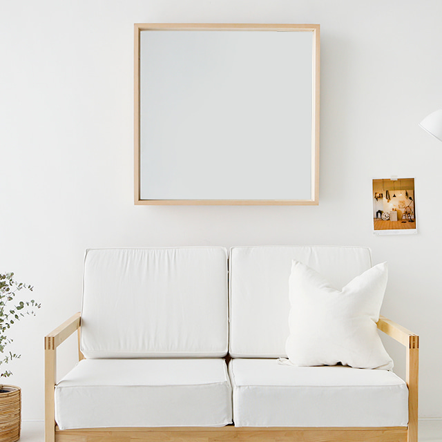GET ORGANIZED 거울 80x80 내추럴 0335.6896 이미지 7