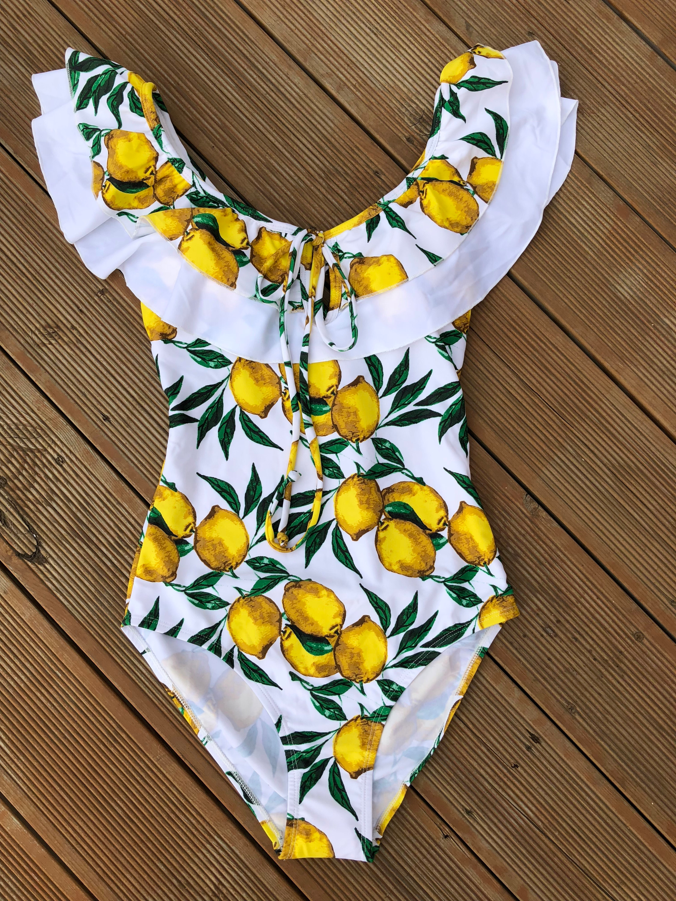 <b><p>Frill lemon Mokini piece swimsuit A sophisticated</p></b><b><p>フリル レモン モノキニ ワンピース 水着 洗練された感じ 甘い フィソ価値 かわいい</p></b><br /><br /><p align='center'>