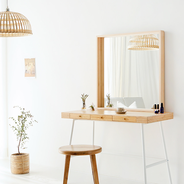 GET ORGANIZED 거울 80x80 내추럴 0335.6896 - 상세 이미지 2