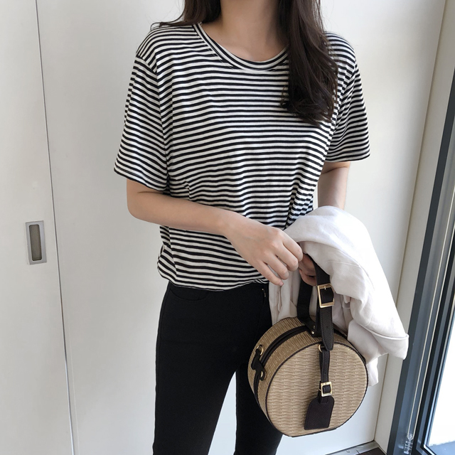 (무료배송) 여름 데일리 무지 반팔티셔츠 6종 - 상세 이미지 3