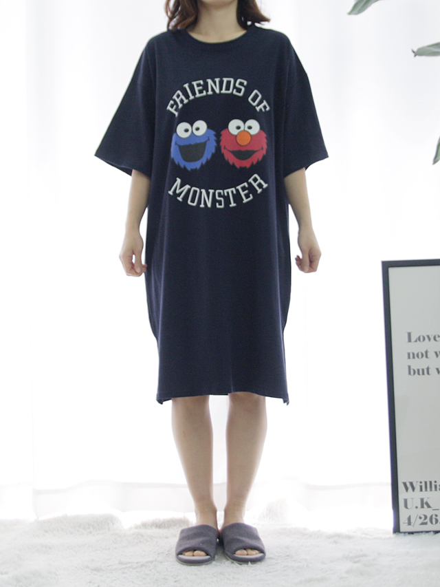 <b><p>pajamas one piece Homeware smile Fa</p></b><b><p>パジャマ ワンピース ホームウェア スマイル 純綿</p></b><br /><br /><p align='center'>