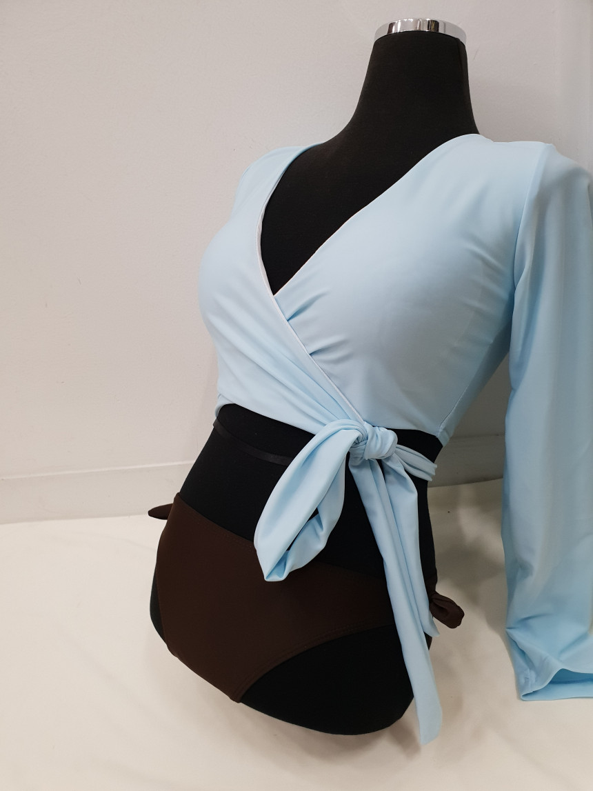 <b><p>waist lab Lg sleeve Two Piece bikini Sexy</p></b><b><p>腰 ラップ 長袖 ツーピース ビキニ セクシーなビーチウェア ラグジュアリー 女神水着</p></b><br /><br /><p align='center'>