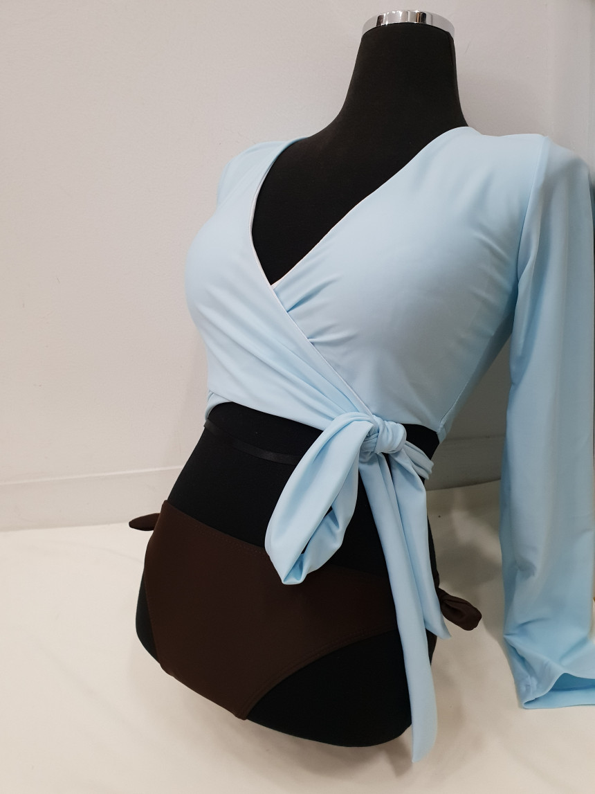 <b><p>waist lab Lg sleeve Two Piece bikini Sexy</p></b><b><p>腰 ラップ 長袖 ツーピース ビキニ セクシーなビーチウェア ラグジュアリー 女神水着</p></b><br /><br /><p align='center'>