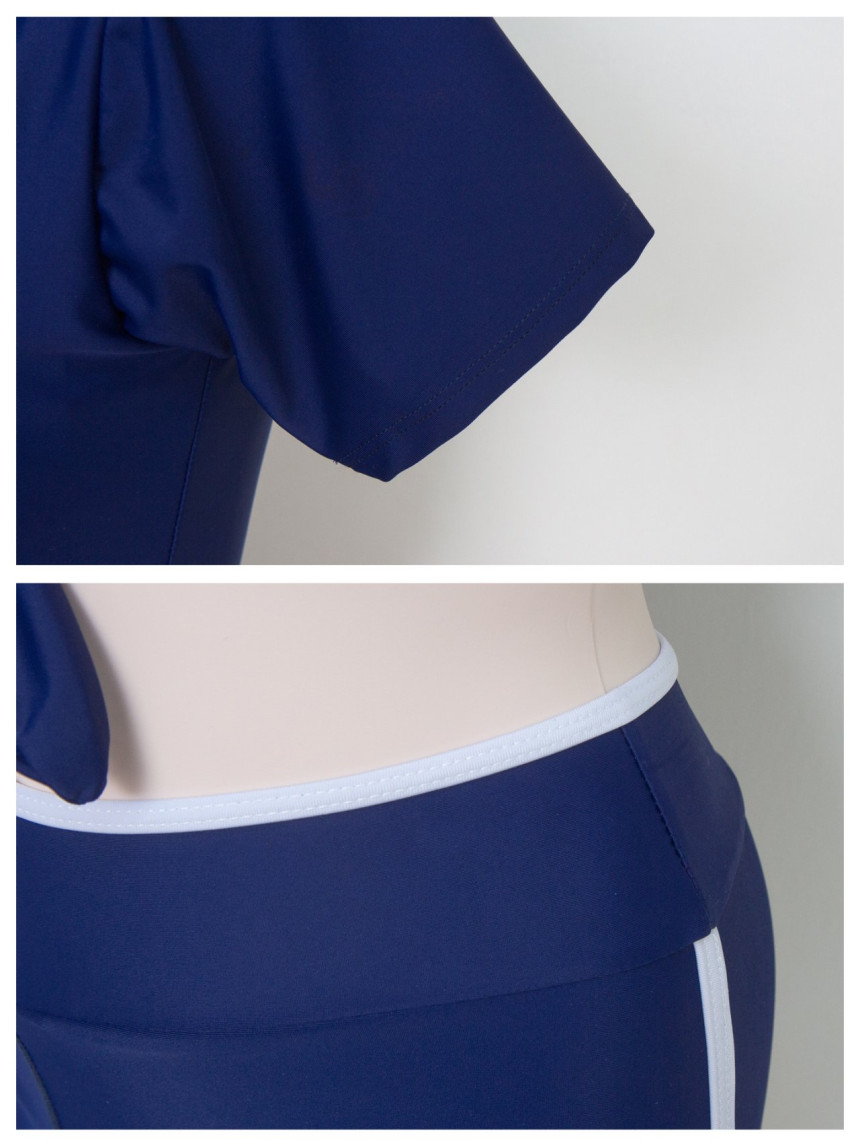 <b><p>Short sleeves Crop waist ring Two Piece biki</p></b><b><p>半袖 クロップ 腰 ひも ツーピース ビキニ</p></b><br /><br /><p align='center'>