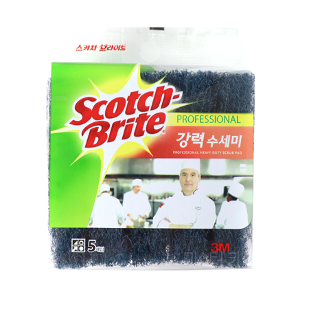3M 강력 수세미 5개입 - 상품 이미지