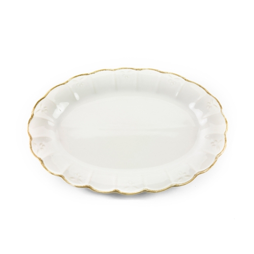 코스타노바 올리바 빈티지 수입 접시 카페 디저트 / 30cm, 타원접시 화이트