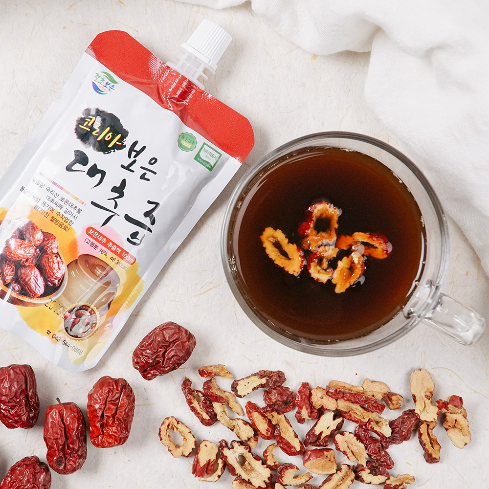 보은 전통 황토대추즙 대추엑기스효능 생대추즙 100ml 30포 - 메인 이미지