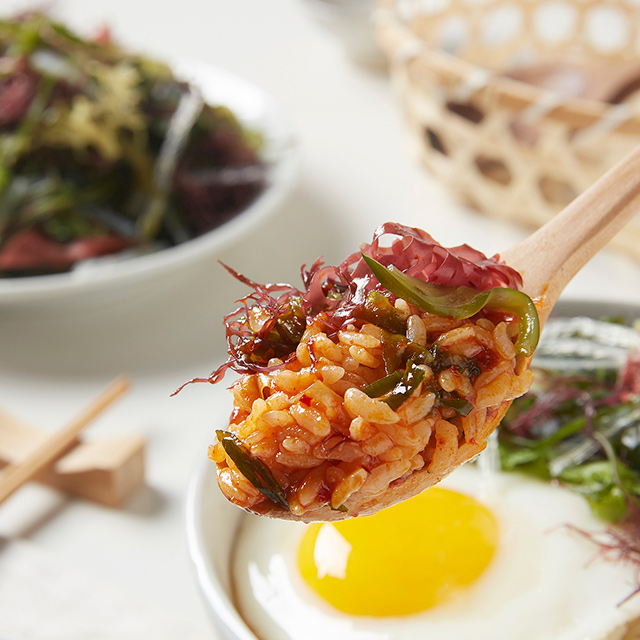 기장물산 모듬 해초 샐러드 8g x 30봉 소스 동봉 저칼로리 간편식 - 상세 이미지 2