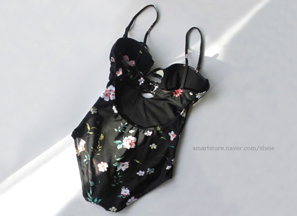 <b><p>black flower corset Monokini Clean ratio</p></b><b><p>ブラック フラワー コルセット モノキニ 清純非 セクシー水着 アイレ ハイウエストの非</p></b><br /><br /><p align='center'>