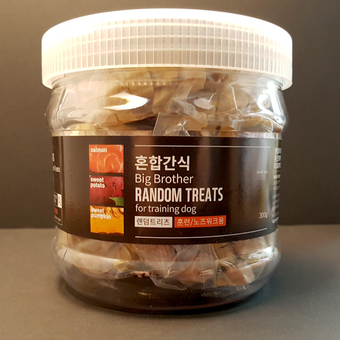 강아지수제간식 고구마 연어 강아지단호박 노견간식 랜덤트리츠 300g - 상세 이미지 2