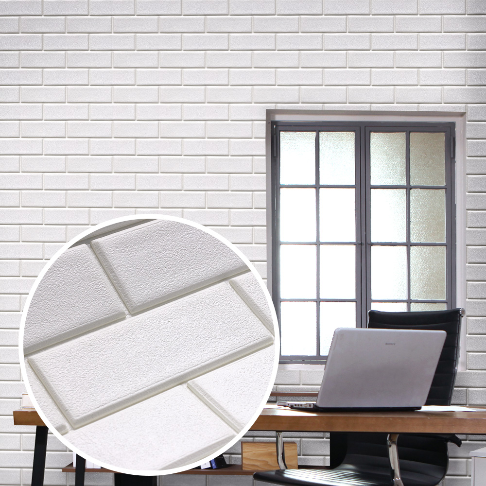 롤 폼블럭 단열벽지 접착식 방한 보온 결로방지 난방 10000mm, 민무늬 화이트