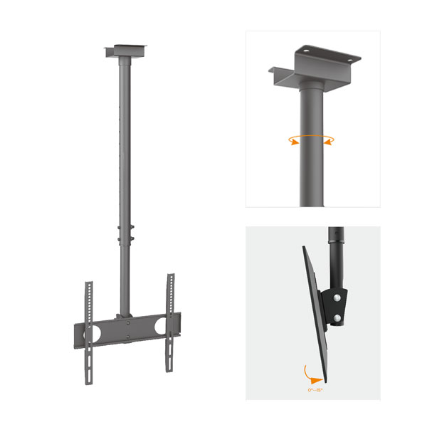 뷰메이트 PLB-CE344 32-55인치 50kg 천정형TV브라켓 - 상품 이미지