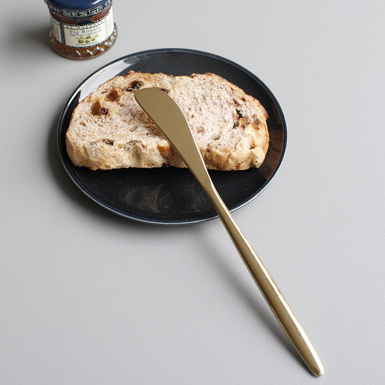 럭스 골드 심플 버터나이프 잼칼 - 상품 이미지