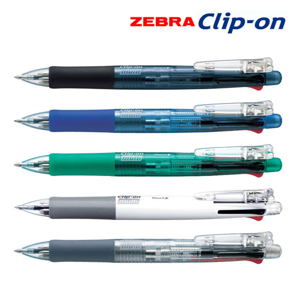 제브라 클립온 4색 멀티펜 4+1 볼펜+샤프 0.7mm - 상세 이미지 2