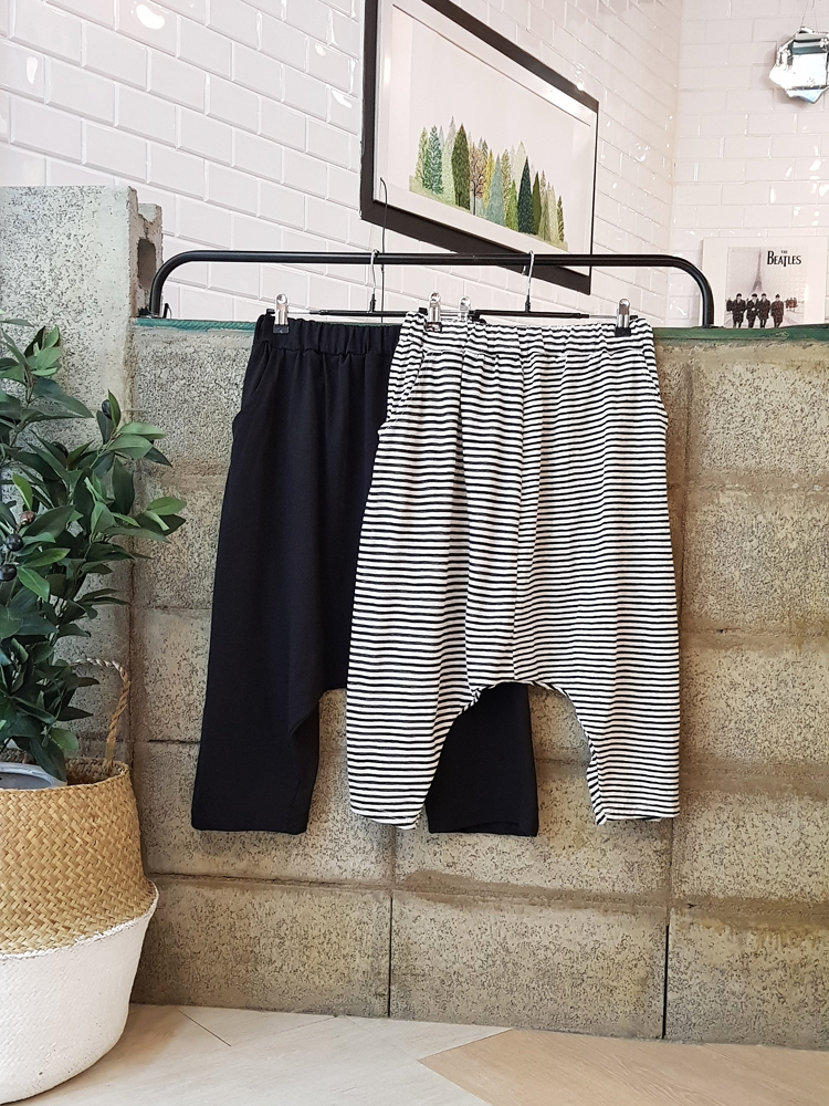 망고땡 썸머 데일리 배기바지 - 상품 이미지