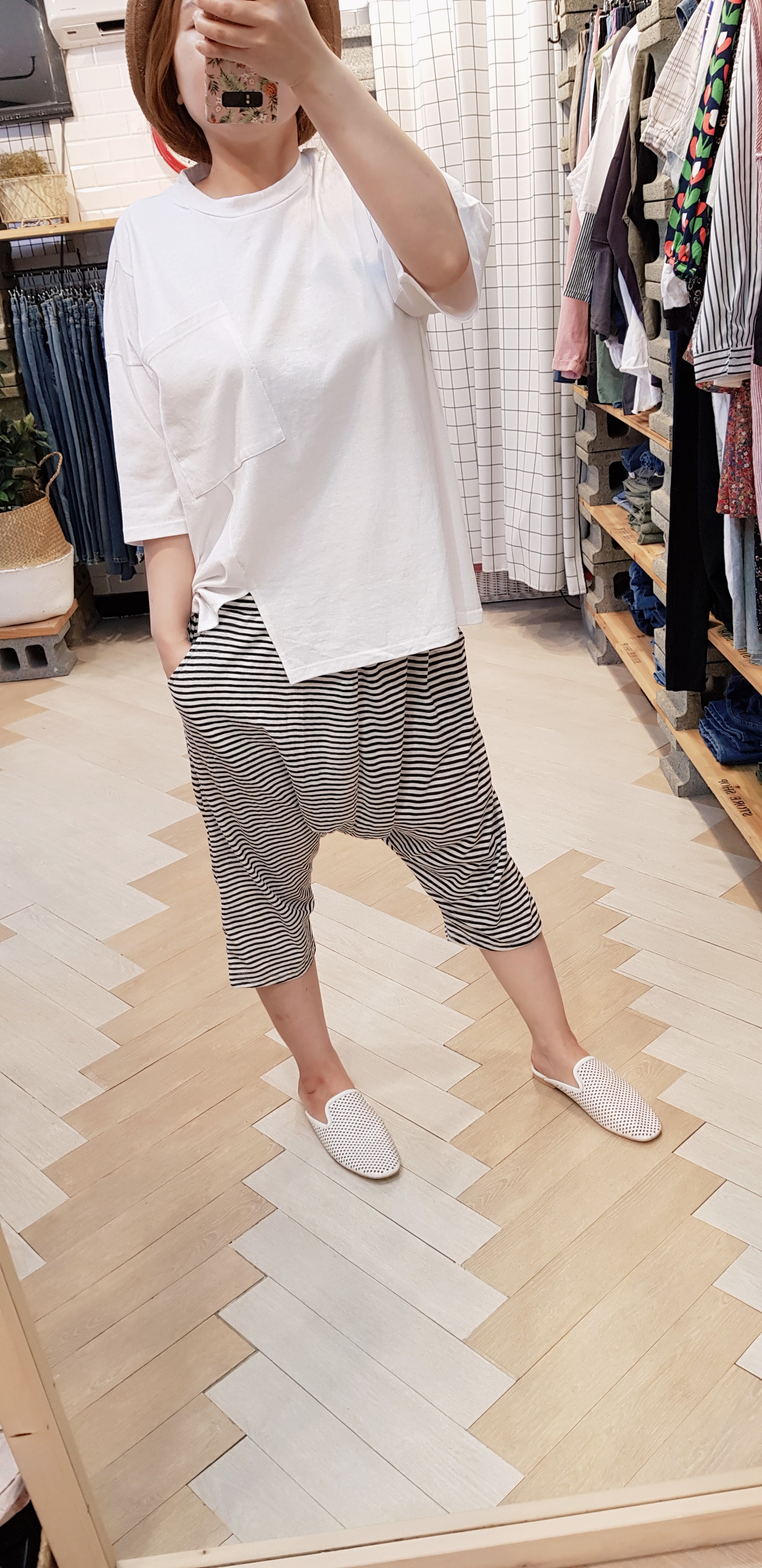 망고땡 썸머 데일리 배기바지 - 상세 이미지 4