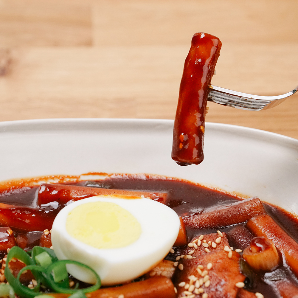일편떡심 추억의 짜장떡볶이 아이들떡볶이 키즈떡볶이 1팩 - 상품 이미지