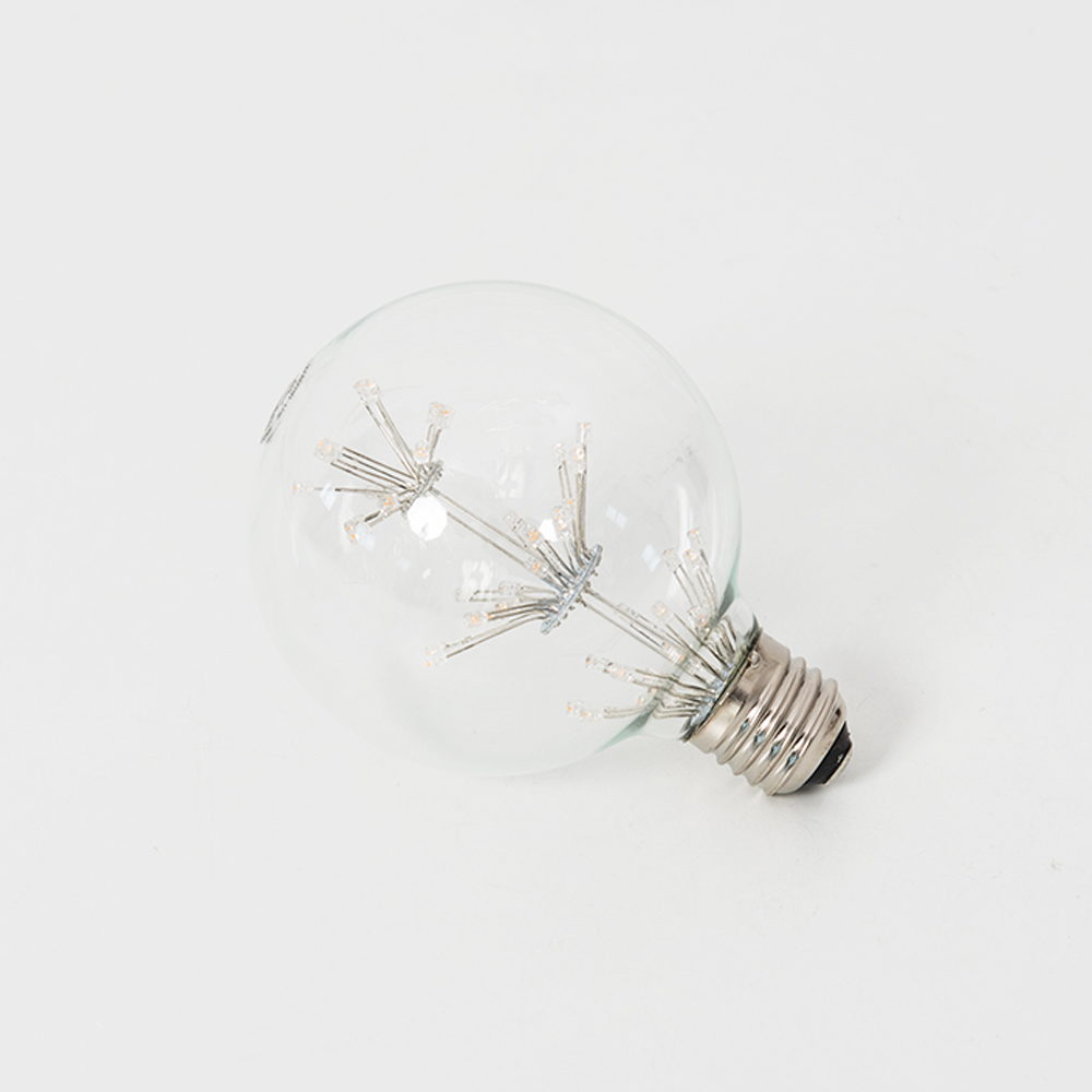에코플룩스 LED 눈꽃 에디슨 램프 G95 2W - 상세 이미지 3