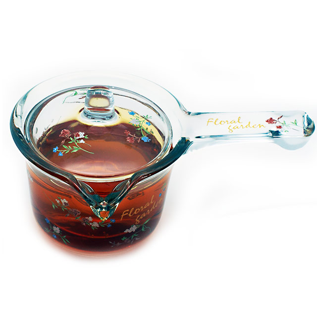 루미낙 티포트, 300ml, 유리티포트, 편수, 플로랄 - 상세 이미지 3