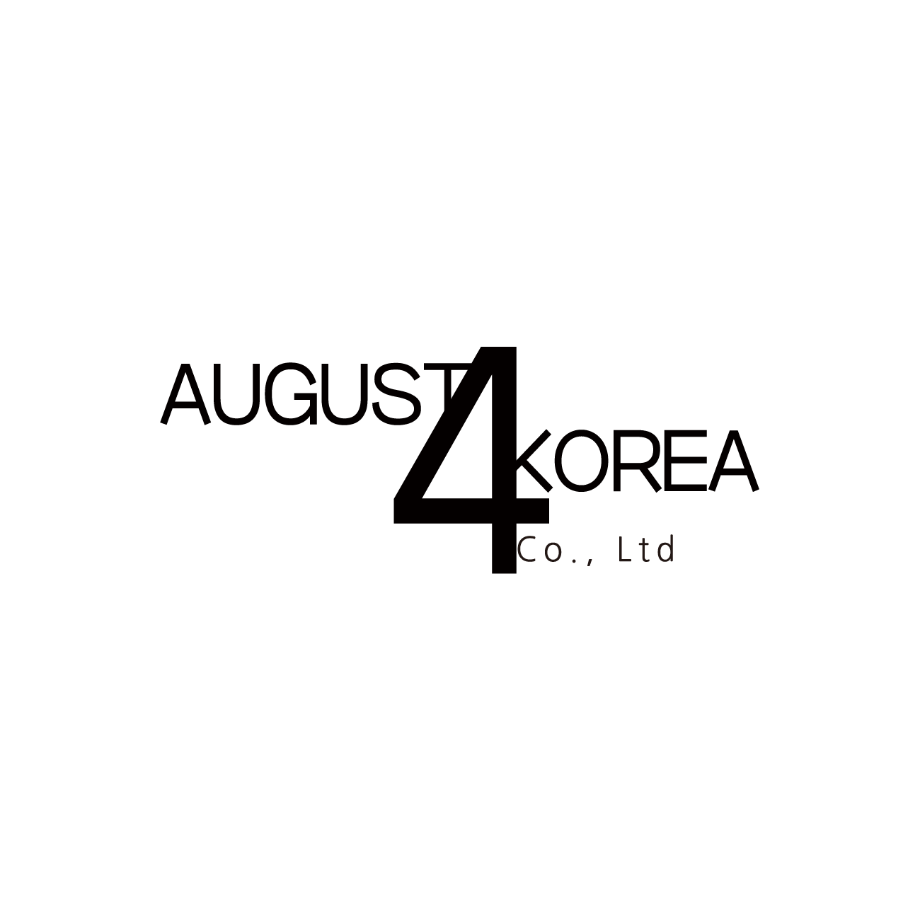 august4korea 스토어 로고