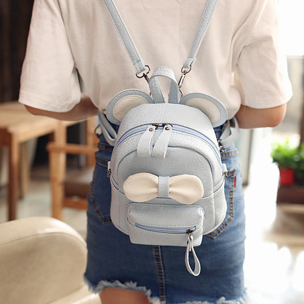 장바9니 여성 미니리본백팩 - 상세 이미지 4