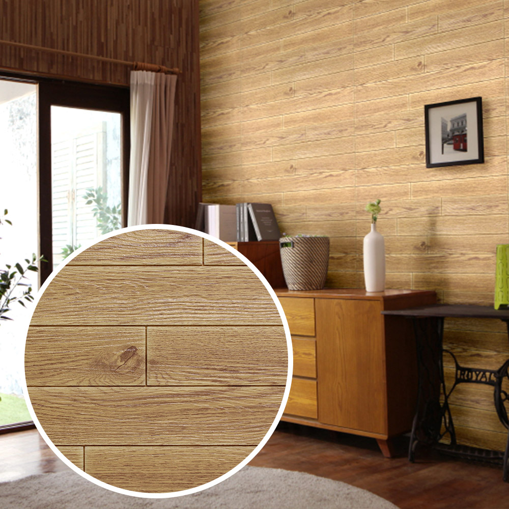 롤 폼블럭 단열벽지 접착식 방한 보온 결로방지 난방 5000mm, 우드 화이트