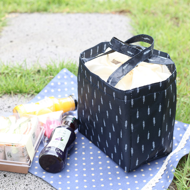 보온보냉가방 직장인 도시락 이유식백 런치백 스트라이프보냉가방