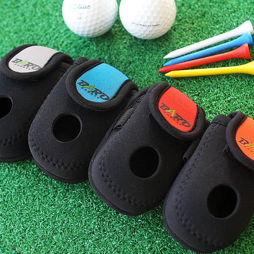 바로스포츠 심플 골프공 주머니 2구형 (블루/오렌지/그레이/레드) - 상세 이미지 3