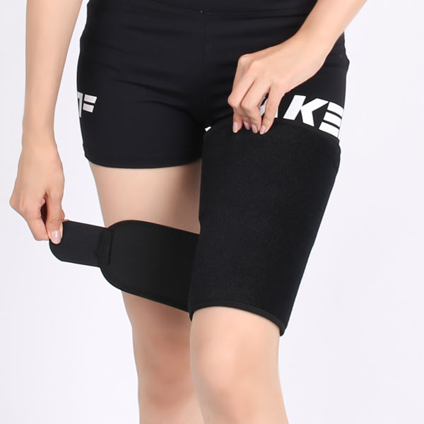 허벅지보호대 블랙 벨크로타입 CB-8705 - 상품 이미지