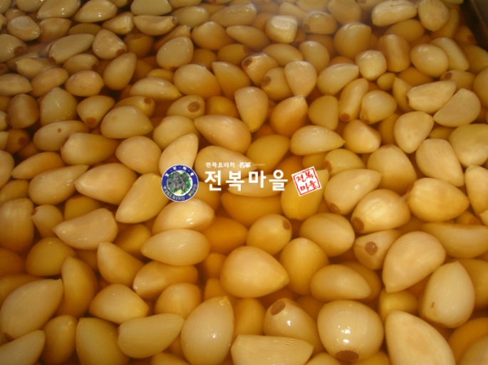 알마늘장아찌 마늘장아찌 1kg 짱아지 절임반찬 - 상세 이미지 2