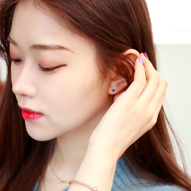 오스트리아 스와로브스키 크리스탈 티니 세트 기본 데일리 귀걸이 이미지 6