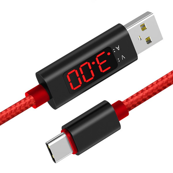 전류 전압 측정기 USB 충전케이블 8핀 표시 테스트기 - 상세 이미지 3